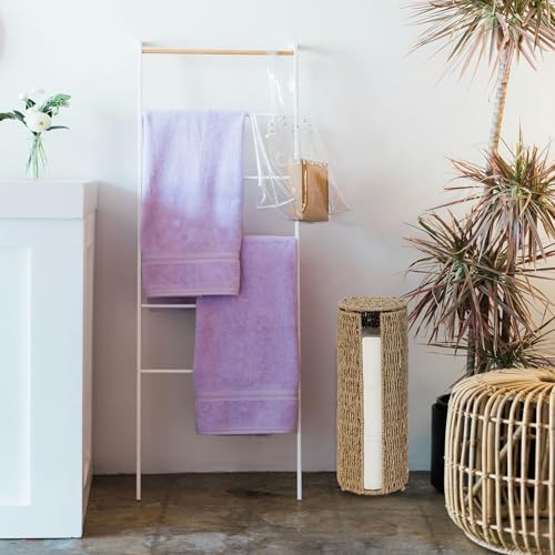 PINXIURY Seagrass Toilet Paper Holder with Storage, 3 Rolls of Wicker Toilet Paper Holder for Bathroom and Under Sink, Handmade Woven Toilet Paper Rolls Holder Stand - Image 6