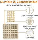 Amazon Basics Cube Wire Grid, 6-Cube, 12 x 12-Inches, White - Image 3