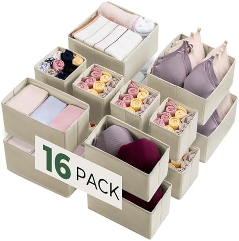 Kootek 16 Pack Drawer Organizer Clothes Dresser Organizers for Clothing by Kootek