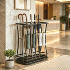 tonchean Large-Capacity Commercial Umbrella Stand with 21-Slots 24 Hooks by tonchean