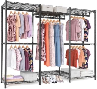 SONGMICS Closet Organizers and Storage, Clothes Rack with Shelves by SONGMICSbySONGMICSHOME