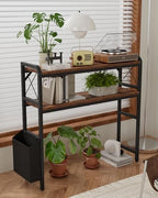 Desk Hutch Dorm with Adjustable Shelves and Side Pockets - Image 7