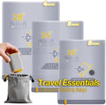 20-Pack Vacuum Bags for Travel with Wireless Rechargeable Pump | Carry-on Size Compression Packing Bags for Luggage & Suitcase, Space Saver for Clothes & Home Seasonal Storage, 3S Vacuum by TheArtofSmartTravel