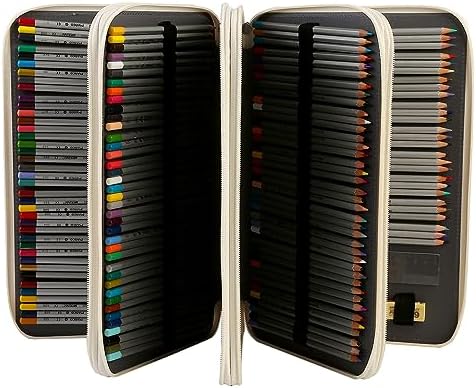 300 Slots Colored Pencil Case Organizer, 4 Layer Bag - Image 3