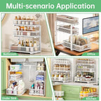 3-Tier Under Sink Organizer, Pull Out Cabinet Organizer for Kitchen & Bath - Image 5