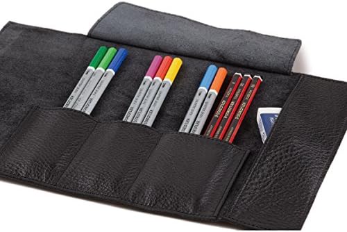 Staedtler Pencil Case Leather Pencil Case Black 900 LC-BK - Image 2