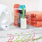 iDesign Slim Clear Plastic Storage Bin, Tall Narrow, 4-Pack - Image 5