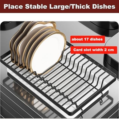 Dish Drying Rack,Dish Racks Drainer,Keep Kitchen Sink Shlef Organized - Image 5