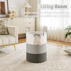 Artfeel Laundry Basket,Woven Cotton Rope Laundry Hamper,80L for Decorative Storage of Dirty Clothes,Toys and Blankets in Bathroom,Bedroom and Living Room - Image 5