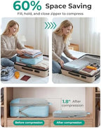 BAGSMART Compression Packing Cubes for Travel Essentials - Image 4