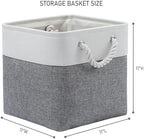 11 Inch 6 Pack Cube Storage Bins with Handles - Image 4