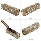 Gexmil Genuine Leather Pen Case, Hand-made Stationery Bag for Work Office - Image 4