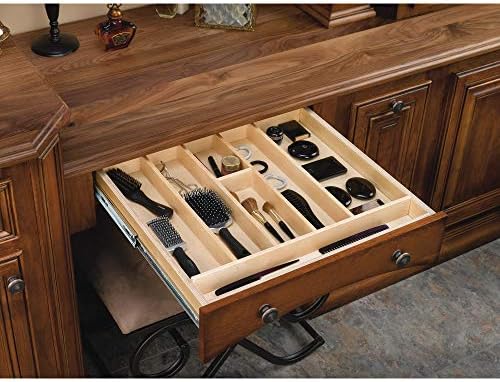 Rev-A-Shelf Trim-to-Custom-Fit Silverware Drawer Insert Divider Organizer - Image 2