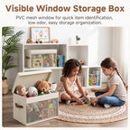 StorageWorks Fabric Storage Bins with Lids, Large Closet Storage Bins - Image 5