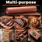 17 in x 300 ft Butcher Paper Roll, Pink Butcher Paper for Smoking Brisket BBQ Meat, 75 GSM Heavy Duty Food Grade Butcher Paper, Heat Resistant to 400°F, Wrapping Paper with Dispenser Box - Image 4