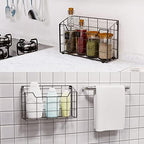 Univivi 3 Pack Wall File Organizer Rack 14 inch Hanging File Holder, Black - Image 5