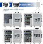 Grand Fusion Stow-N-Go Hanging Travel Shelves, Packing Organizer for Luggage. Carry on Closet for Suitcase. Expandable Packing Cube. Travel Essentials. (Dark Gray - L, L = (L) 11.8" x (W) 11.8") - Image 6