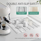Stone Dish Drying Mat Collapsible Diatomaceous Earth Absorbent Mat Quick Dish Drying Pad Dish Rack Pad Match Any Counter to Multiple Usage for Kitchen,Bathroom - Image 4