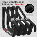Kayak Storage Rack 120LB Wall Mounted Kayak Hook - Image 5