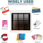 PAG Mass Mail Sorter - Adjustable Mail Holder, Countertop Literature Organizer, Student Mailbox for Classroom, Desktop Bill Paper Organizer for Office Home School, 36 Compartments, Brown - Image 5