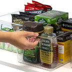 Sorbus Fridge Organizers and Storage, Clear Plastic Bins (Large, 4 Pack) - Image 6