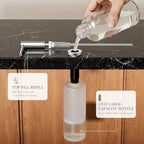 FORIOUS Soap Dispenser for Kitchen Sink, Brushed Nickel Stainless Steel - Image 5