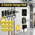 Garage Wall Organizer-Garden Tool Rack Wall Mount - Image 7