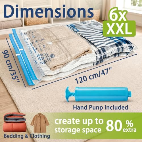 XXL Jumbo Vacuum Storage Bags, for Blanket, Bedding, Comforters - Image 2