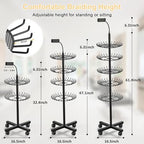 Braiding Hair Rack Standing Hair Extension Holder - Image 4