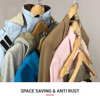 Proman Products Wooden Hangers Kascade Space Saving Clothes Hangers 50 Pack - Image 4