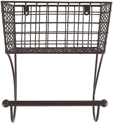 DII Rustic Bathroom Décor, Metal Storage, Small Towel Bar, Rustic - Image 3