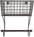 DII Rustic Bathroom Décor, Metal Storage, Small Towel Bar, Rustic - Image 3