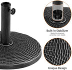 Yaheetech 22lbs Heavy Duty Outdoor Umbrella Base, Rustic Silver - Image 7