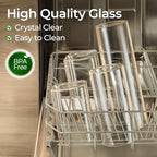 ComSaf Glass Storage Containers with Lids 1.5 Qt, Set of 3 Food Storage Jar - Image 4