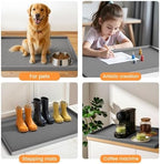 Jin&Bao Under Sink Mat 31" x 22" Waterproof Silicone Cabinet Kitchen Liner - Image 7