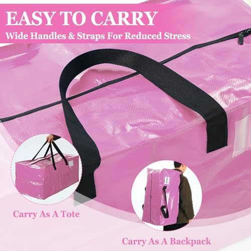 4 Pcs 24 Gallon Extra Large Moving Bags Heavy Duty Storage Bag - Image 5