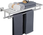Alise Double Towel Rack for Bathroom Wall Mounted 28 Inch,Brushed Nickel by Alise