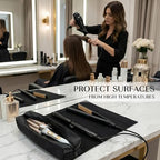 TREND-X Hair Styling Tools Organizer Bag with Heat-Resistant Mat - Image 5