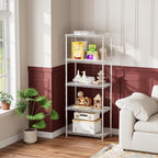 Golpart 5Tier Adjustable Storage Shelves Metal Wire Shelving Standing Shelf - Image 5