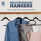 Zober Black Velvet Hangers 50 Pack, Slim Non Slip Clothes Hangers - Image 6