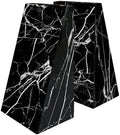 Ottimo Premium Polished Stone Marble 6" Book Ends for Bookshelf Decor, Home, Office or Kitchen Shelves. Heavy, Triangular, and Decorative Book Stopper with Anti-Slip Pads (Black Ice) by Ottimo