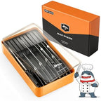 MAD SHARK 2-in-1 Knife Drawer Organizer, Silverware Organizer with Lid by MADSHARK