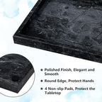 Real Natural Marble Tray for Bathroom, Vanity, Kitchen Counter & Desktop - Image 3
