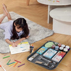 Readsky 6 Packs Gray Extra Large Rectangle Plastic Trays, 25.2" x 17.5" Multi-Purpose Rectangular Trays, Boot Tray, Serving Tray - Image 6