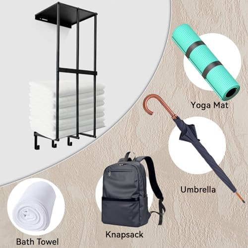 Camping Chair Storage Wall Mount Metal Rack for Garage Organization - Image 5
