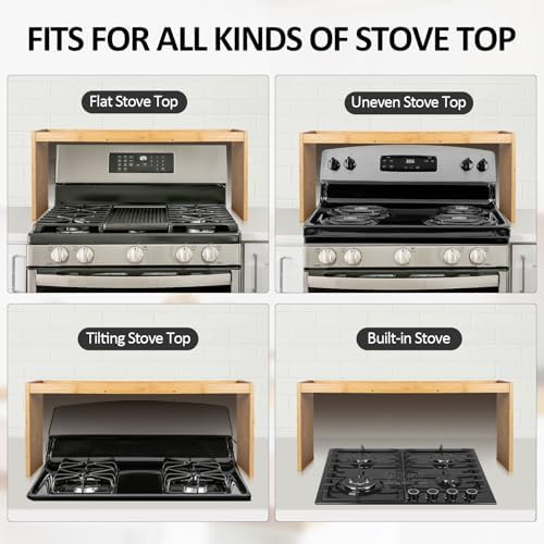 Over the Stove Spice Shelf for Kitchen,33" Over Stove Spice Rack Organizer - Image 4
