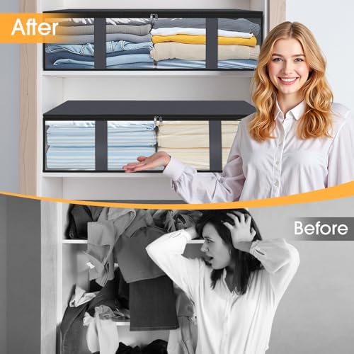 StorageRight Under Bed Storage Bags, 10 Pack, 40L, Gray - Image 6