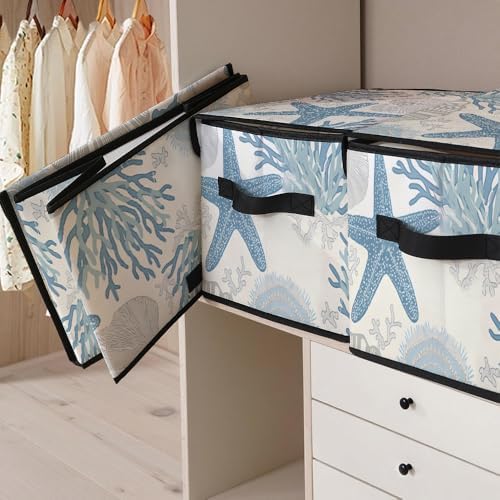 Stackable Clothes Storage Bins with Lids 3 Pack - Image 5