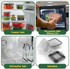 RockBerry 66 Pcs Food Storage Containers with Lids Airtight, Total 19075ML - Image 4