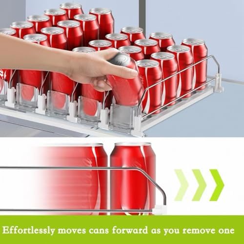 IBORING Drink Organizer for Fridge,Holds up to 30 Cans - Image 2